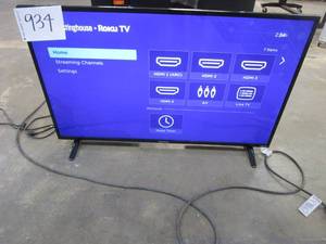 lot 934 image: Westinghouse 43 4K Ultra HD Roku Smart TV with HDR WR43UT4212