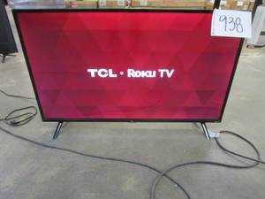 lot 938 image: TCL 40S325 40 Inch 1080p Smart LED Roku TV