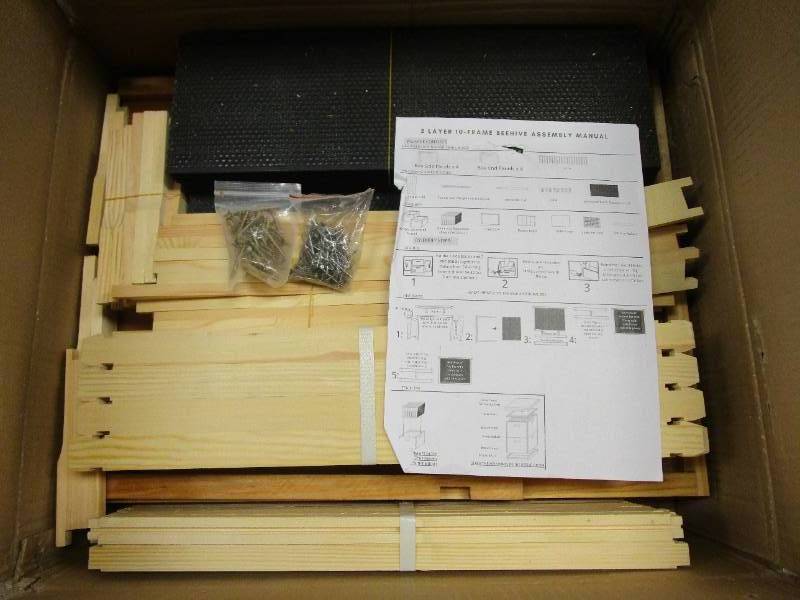 Honey Lake 10-Frame Unassembled Beehive - 1 Deep & 1 Super Box (OPEN BOX)