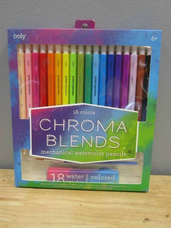2 Packages of Chroma Blends Mechanical Watercolor Pencils - Set of 18