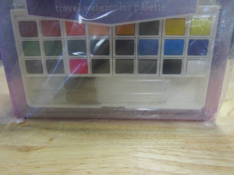 4 Packages of Ooly Chroma Blends Travel Watercolor Palette, 4 x 7 Inches - 24 Colors