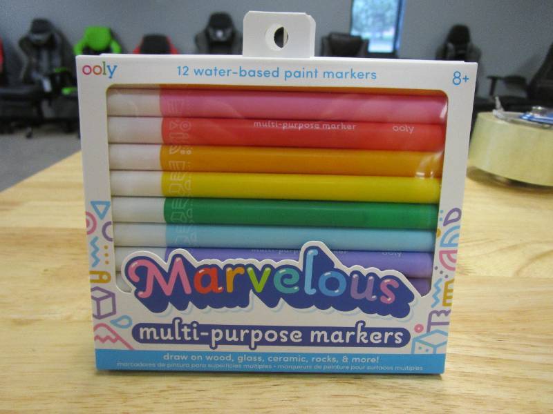 3 Packages of - Marvelous Multi Purpose Paint Markers - Set of 12