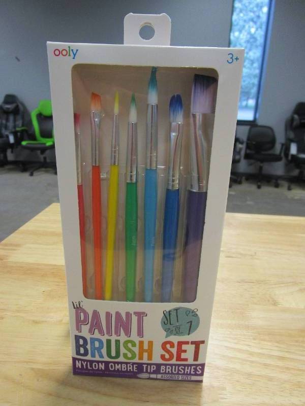 6 Packages of Ooly Lil Paint Brushes - Set of 7