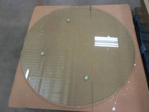 PADMA HOUSE 48 Inch Round Glass Dining Table Top (TOP ONLY)