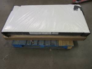 Milano Snow Fabric Headboard - Approximately 60 in x 30 in (HEADBOARD ONLY, NO LEGS)