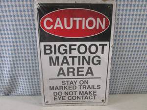 (G-1) Caution Bigfoot Mating Area T...