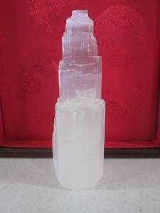 (FS) 6 Raw Selenite Tower...