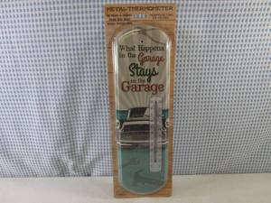 (H-1) Large Metal Thermometer What...