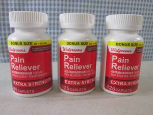 (BSB) 3 Bottles Pain Reliever Extra...