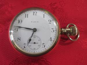 (CNTR)Vintage Elgin Pocket Watch Ea...