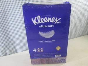 (A-2) Kleenex Facial Tissue 4 Boxes...