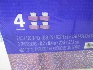 (A-2) Kleenex Facial Tissue 4 Boxes...