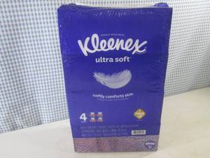 (A-2) Kleenex Facial Tissue 4 Boxes...