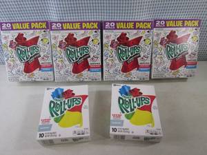 (B-3) Fruit Roll-Ups 4 - 20 Roll  ...