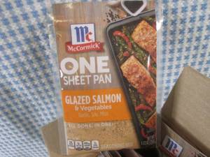 (B-2) 12 Packets Glazed Salmon & Ve...