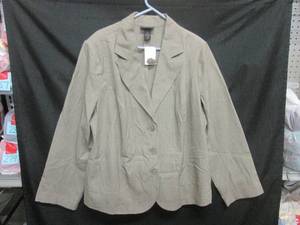 (RCK) Lane Bryant Button Front Jack...