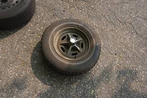 lot 26 image: 1 - Symmetry Steel Belted Winter Tire on 5 Bolt Rim