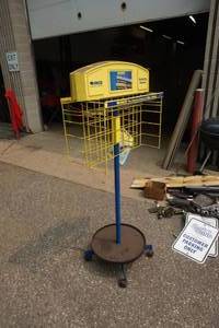 lot 62 image: Anco Wiper Themed Wheeled PartsGarage Storage Unit