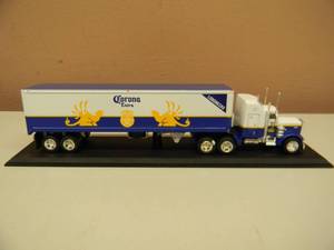 lot 11 image: VINTAGE MATCHBOX 1100 SCALE REPLICA CORONA KENWORTH TRACTOR TRAILER - IN BOX WCOA - NICE - GREAT PIECE - SEE PICTURES