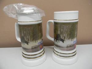 lot 19 image: VINTAGE 2000 STROHS BEER LIMITED EDITION BEER STEINS LIDDED & UNLIDDED - THE HOUSE OF WIEBRCRAFT W  COA - NICE - GREAT PIECES - SEE PICTURES