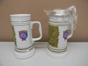 lot 22 image: VINTAGE 2000 STROHS BEER LIMITED EDITION BEER STEINS LIDDED & UNLIDDED - THE HOUSE OF WIEBRCRAFT W  COA - NICE - GREAT PIECES - SEE PICTURES