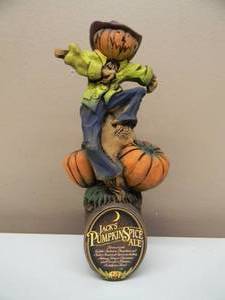 lot 51 image: JACKS PUMPKIN SPICE ALE TAP HANDLE - VERY NICE - FANTASTIC PIECE - APPROX 9 - SEE PICTURES
