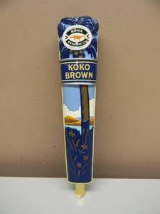 lot 56 image: KONA BREWING CO KOKO BROWN Beer Tap Handle ALOHA SERIES - NICE - GREAT PIECE - APPROX 12 - SEE PICTURES