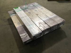lot 5 image: Pallet of Home Decorators Collection Larkmead Oak 12 mm T x 7.6 in. W Waterproof Laminate Wood Flooring (16 sqftcase) (9 Boxes)  Customer Returns See Pictures