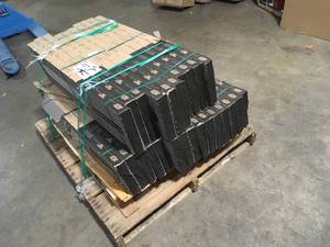 lot 6 image: Pallet of MSI Brooksdale Birch 9.84 in. x 39.37 in. Matte Porcelain Wood Look Floor and Wall Tile (13.89 sq. ft.Case)   Customer Returns See Pictures