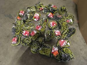 lot 13 image: Lot of Assorted Adjustable Cargo Net with Hooks by Husky   Customer Returns See Pictures