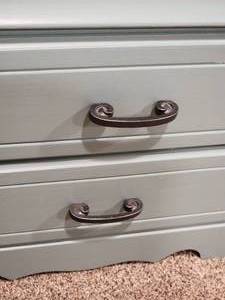 lot 67 image: Robins Egg Nightstand