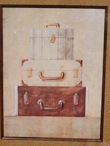 lot 70 image: Decor Art Stack of Luggage
