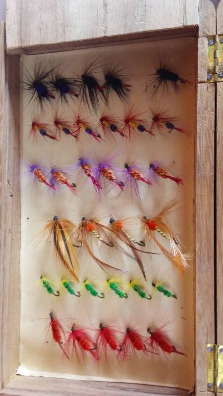 Vintage Fly Fishing Lures  Friends Of Tamarac Wildlife Refuge Charitable  Auction Fundraiser. Improving the Refuge near Detroit Lakes, MN for all to  enjoy! WE FEST tickets, Cast Iron, Generator, Artwork, Fishing