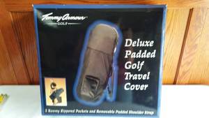 lot 7 image: Tommy Armour Deluxe Padded Golf Travel Cover. New in Box.