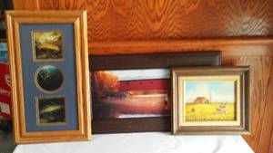 lot 20 image: Miscellaneous framed artwork (3)