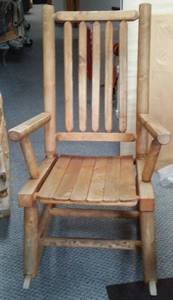 lot 48 image: Wood Rocking Chairs (2)