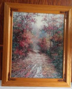 lot 49 image: Scenic Framed Picture.