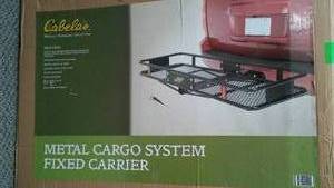 lot 52 image: Cabelas Metal Cargo System Fixed Carrier.