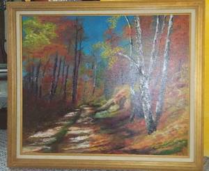 lot 92 image: Jim Johnson Serenity Series Oil Painting