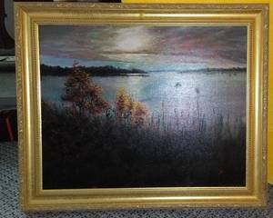 lot 93 image: Jim Johnson Serenity Series Oil Painting
