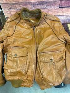 Old School Cool Leather Jacket Size XL