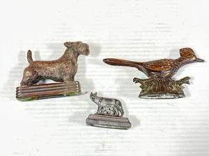 Lot of 3 Vintage Cast Animals