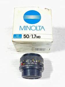 Vintage Minolta 50mm 1.7 MD Made in Japan Lens
