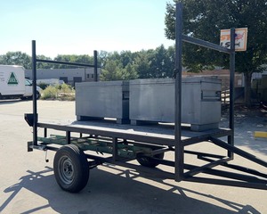 lot 110 image: Custom Framing  Siding Installers Trailer
