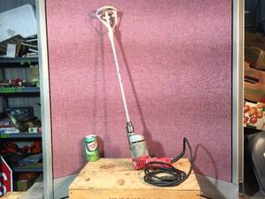 lot 37 image: Milwaukee 38 Electric Drill With 22 Mixing Tool