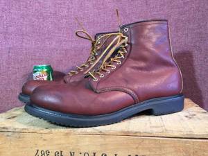 lot 81 image: Pair REDWING Shoes Mens Leather Boots Sz 14