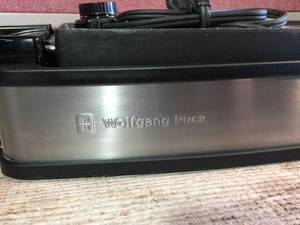 lot 108 image: Wolfgange Puck Indoor Reversible Electric Griddle