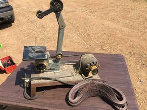 lot 156 image: Rockwell SanderGrinder With New Sanding Belts