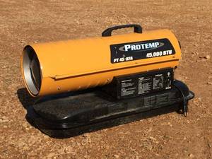 lot 166 image: Protemp 45,000 BTU Kerosene Heater