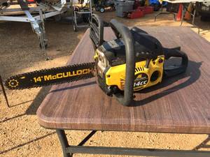 lot 167 image: McCulloch 34cc Gas Chainsaw